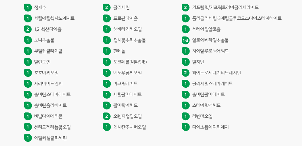 더순해 베베로션 전성분